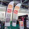 Beachflag Straight auf Messe