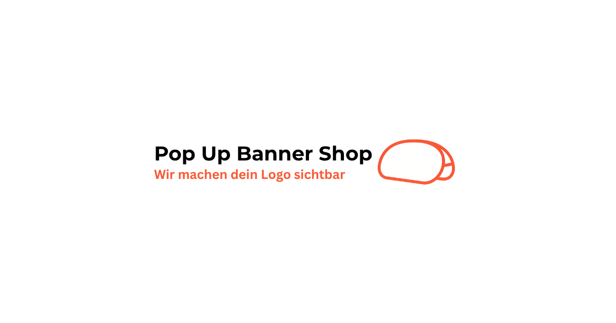 Pop Up Banner Shop neues Log